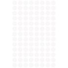 AVERY ZWECKFORM Etikett, 8 mm, kör, AVERY ZWECKFORM, fehér, 416 etikett/csomag