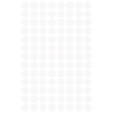AVERY ZWECKFORM Etikett, 8 mm, kör, AVERY ZWECKFORM, fehér, 416 etikett/csomag