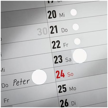 AVERY ZWECKFORM Etikett, 8 mm, kör, AVERY ZWECKFORM, fehér, 416 etikett/csomag