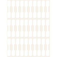   AVERY ZWECKFORM Árazócímke, 49x10 mm, AVERY ZWECKFORM, fehér
