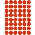 AVERY ZWECKFORM Etikett, 18 mm, kör, AVERY ZWECKFORM, piros, 1056 etikett/csomag