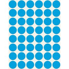   AVERY ZWECKFORM Etikett, 18 mm, kör, AVERY ZWECKFORM, kék, 1056 etikett/csomag