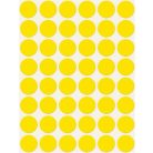 AVERY ZWECKFORM Etikett, 18 mm, kör, AVERY ZWECKFORM, sárga, 1056 etikett/csomag