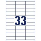 AVERY ZWECKFORM Etikett, univerzális, 70x25,4 mm, AVERY ZWECKFORM, 3300 etikett/csomag