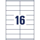 AVERY ZWECKFORM Etikett, univerzális, 105x35 mm, AVERY ZWECKFORM, 1600 etikett/csomag