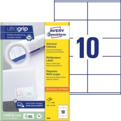   AVERY ZWECKFORM Etikett, univerzális, 105x57 mm, AVERY ZWECKFORM, 1000 etikett/csomag