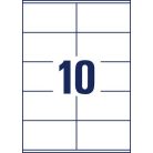 AVERY ZWECKFORM Etikett, univerzális, 105x57 mm, AVERY ZWECKFORM, 1000 etikett/csomag