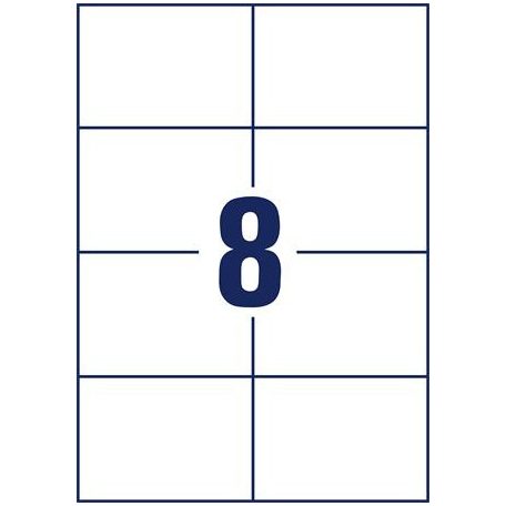 AVERY ZWECKFORM Etikett, univerzális, 105x74 mm, AVERY ZWECKFORM, 800 etikett/csomag