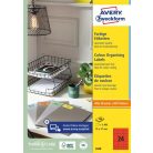 AVERY ZWECKFORM Etikett, 70x37 mm, színes, AVERY ZWECKFORM, piros, 2400 etikett/csomag