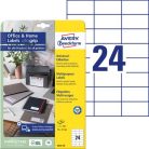 AVERY ZWECKFORM Etikett, univerzális, 70x37 mm, AVERY ZWECKFORM, 120 etikett/csomag