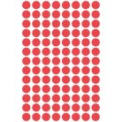 AVERY ZWECKFORM Etikett, 8 mm, kör, eltávolítható, AVERY ZWECKFORM, piros, 416 etikett/csomag