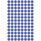 AVERY ZWECKFORM Etikett, 8 mm, kör, eltávolítható, AVERY ZWECKFORM, indigókék, 416 etikett/csomag