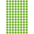 AVERY ZWECKFORM Etikett, 8 mm, kör, eltávolítható, AVERY ZWECKFORM, fűzöld, 416 etikett/csomag