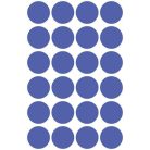 AVERY ZWECKFORM Etikett, 18 mm, kör, eltávolítható, AVERY ZWECKFORM, indigókék, 96 etikett/csomag