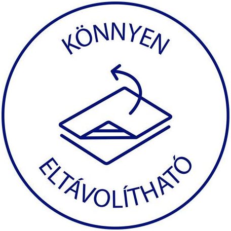 AVERY ZWECKFORM Etikett, 18 mm, kör, eltávolítható, AVERY ZWECKFORM, indigókék, 96 etikett/csomag