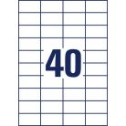 AVERY ZWECKFORM Etikett, univerzális, 52,5x29,7 mm, AVERY ZWECKFORM, 4000 etikett/csomag