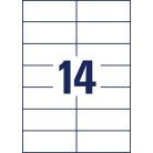 AVERY ZWECKFORM Etikett, univerzális, 105x42,3 mm, AVERY ZWECKFORM, 1400 etikett/csomag