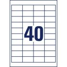 AVERY ZWECKFORM Etikett, univerzális, 48,5x25,4 mm, AVERY ZWECKFORM, 4000 etikett/csomag