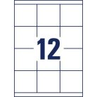 AVERY ZWECKFORM Etikett, univerzális, 70x67,7 mm, AVERY ZWECKFORM, 1200 etikett/csomag