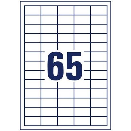 AVERY ZWECKFORM Etikett, univerzális, 38x21,2 mm, AVERY ZWECKFORM, 650 etikett/csomag