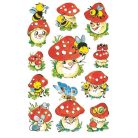 AVERY ZWECKFORM Matrica, papír, 3 ív, 76x120 mm, AVERY ZWECKFORM, "Z-Design No.4304", gombák