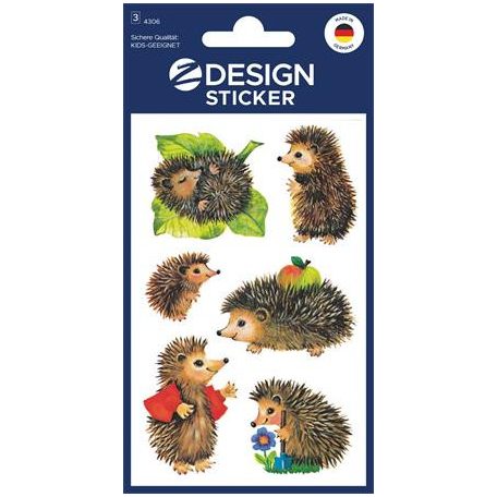 AVERY ZWECKFORM Matrica, papír, 3 ív, 76x120 mm,  AVERY ZWECKFORM, "Z-Design No.4306", sünik