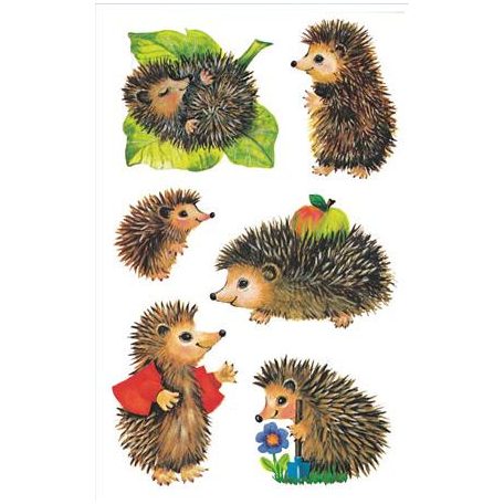 AVERY ZWECKFORM Matrica, papír, 3 ív, 76x120 mm,  AVERY ZWECKFORM, "Z-Design No.4306", sünik