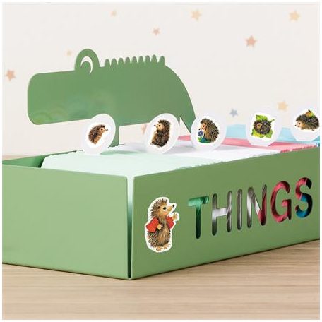 AVERY ZWECKFORM Matrica, papír, 3 ív, 76x120 mm,  AVERY ZWECKFORM, "Z-Design No.4306", sünik