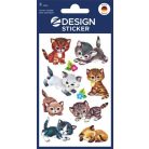 AVERY ZWECKFORM Matrica, papír, 3 ív, 76x120 mm, AVERY ZWECKFORM, "Z-Design No.4346", kiscicusok