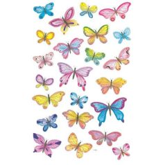   AVERY ZWECKFORM Matrica, papír, 3 ív, 76x120 mm, AVERY ZWECKFORM, "Z-Design No.4390", pillangók