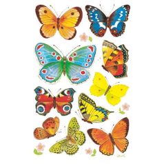   AVERY ZWECKFORM Matrica, papír, 3 ív, 76x120 mm, AVERY ZWECKFORM, "Z-Design No.4462", lepkék