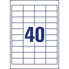 AVERY ZWECKFORM Etikett, univerzális, 48,5x25,4 mm, AVERY ZWECKFORM, 1200 etikett/csomag