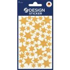AVERY ZWECKFORM Matrica, 2 ív, 76x120 mm, AVERY ZWECKFORM, "Z-Design No.52225", arany csillagok