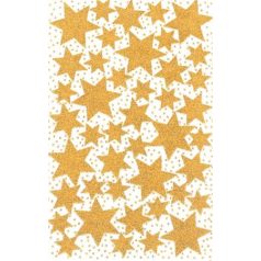   AVERY ZWECKFORM Matrica, 2 ív, 76x120 mm, AVERY ZWECKFORM, "Z-Design No.52225", arany csillagok