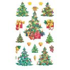 AVERY ZWECKFORM Matrica, papír,  3 ív, 76x120 mm, AVERY ZWECKFORM, "Z-Design No.52401", karácsonyfa