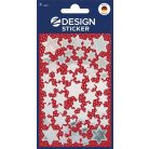 AVERY ZWECKFORM Matrica,  2 ív, 76x120 mm, AVERY ZWECKFORM, "Z-Design No.52812", ezüst csillagok