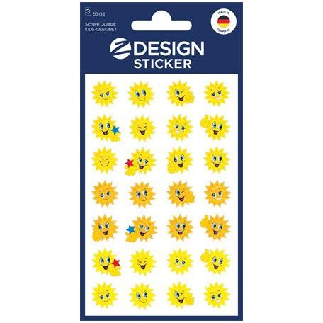 AVERY ZWECKFORM Matrica, papír, 3 ív, 76x120 mm, AVERY ZWECKFORM, "Z-Design No.53133", napocska