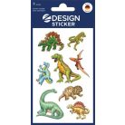AVERY ZWECKFORM Matrica, papír, 3 ív, 76x120 mm, AVERY ZWECKFORM, "Z-Design No.53145", dinoszauruszok