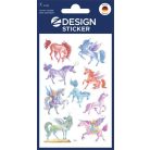 AVERY ZWECKFORM Matrica, papír, 1 ív, 76x120 mm, AVERY ZWECKFORM, "Z-Design No.53148", unikornisok