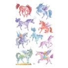 AVERY ZWECKFORM Matrica, papír, 1 ív, 76x120 mm, AVERY ZWECKFORM, "Z-Design No.53148", unikornisok