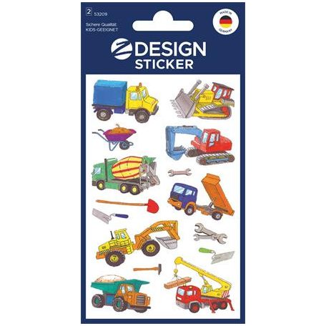 AVERY ZWECKFORM Matrica, papír, 2 ív, 76x120 mm, AVERY ZWECKFORM, "Z-Design No.53209", munkagépek