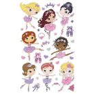 AVERY ZWECKFORM Matrica, papír, 1 ív, 76x120 mm, AVERY ZWECKFORM, "Z-Design No.53221", balerina