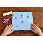 AVERY ZWECKFORM Matrica, papír, 1 ív, 76x120 mm, AVERY ZWECKFORM, "Z-Design No.53221", balerina