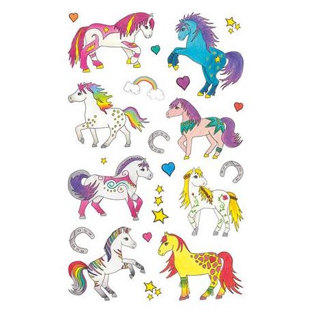 AVERY ZWECKFORM Matrica, papír, 1 ív, 76x120 mm, AVERY ZWECKFORM, "Z-Design No.53222", unikornis