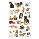 AVERY ZWECKFORM Matrica, papír, 3 ív, 76x120 mm, AVERY ZWECKFORM, "Z-Design No.53487", macska és kutya