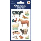 AVERY ZWECKFORM Matrica, papír, 3 ív, 76x120 mm, AVERY ZWECKFORM, "Z-Design No.53720", háziállatok