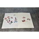 AVERY ZWECKFORM Matrica, papír,  3 ív, 76x120 mm, AVERY ZWECKFORM, "Z-Design No.54137", mentősök, rendőrök, tűzoltók