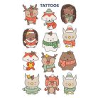 AVERY ZWECKFORM Matrica, tetoválás, 1 ív, 76x120 mm, AVERY ZWECKFORM, "Z-Design No.54151",  állatok