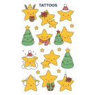 AVERY ZWECKFORM Matrica, tetoválás, 1 ív, 76x120 mm, AVERY ZWECKFORM, "Z-Design No.54153",  csillagok