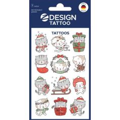   AVERY ZWECKFORM Matrica, tetoválás, 1 ív, 76x120 mm, AVERY ZWECKFORM, "Z-Design No.54154",  cica